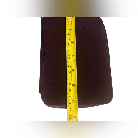 DOLCE & GABBANA INTENSE FEMALE JEWELRY TRAVEL CASE POUCH BURGUNDY VELVET - Picture 9 of 10